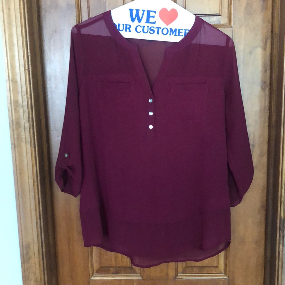 Beautiful Express Burgundy top